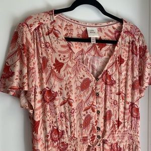 Knox Rose, Floral dress, XXL
